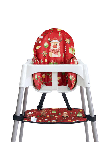 High Chair Cushion Cover - Sweet Christmas - mytinyfingers baby products