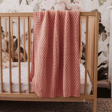 Load image into Gallery viewer, Diamond Knit Baby Blanket - My Tiny Fingers