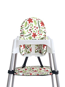 High Chair Cushion Cover - Merry & Bright - mytinyfingers baby products