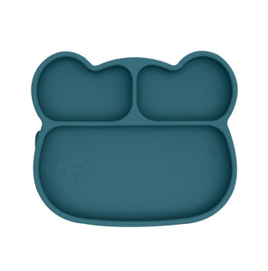 [PRE-ORDER] Bear Stickie™ Plate - Blue Dusk - My Tiny Fingers