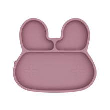 Load image into Gallery viewer, [PRE-ORDER] Bunny Stickie™ Plate - Dusty Rose - My Tiny Fingers