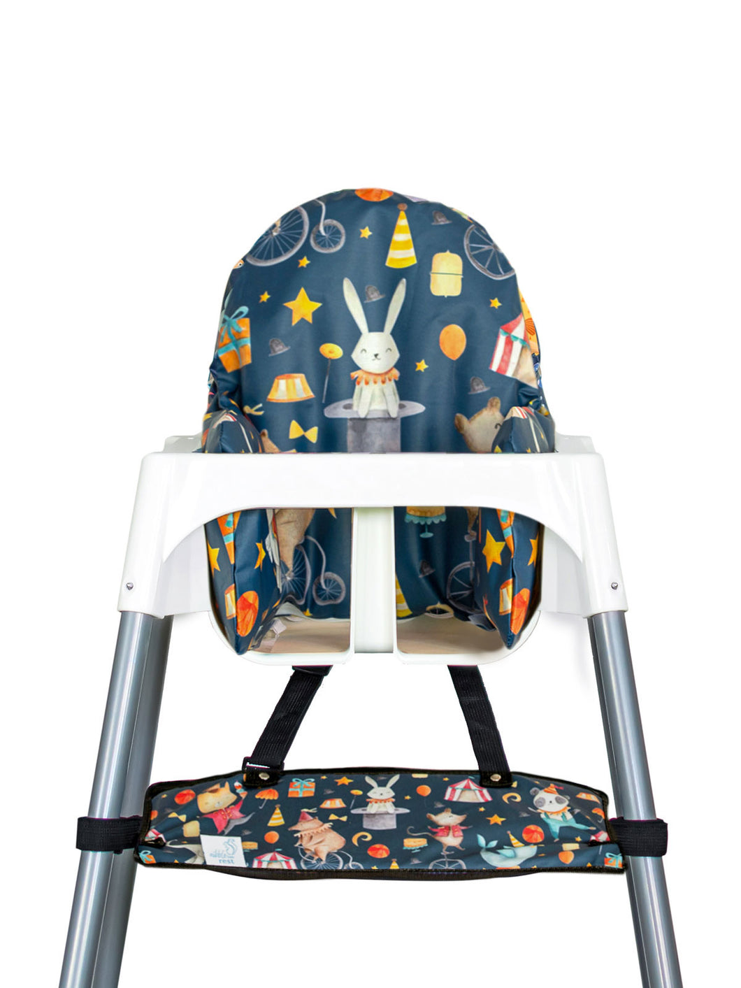 High Chair Cushion Cover - Circus - My Tiny Fingers